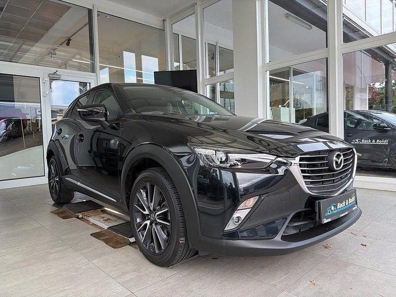 Onyxschwarz Gebraucht 2018 Mazda CX-3 Sports-Line SUV | 17.250 € (Fairer Preis) - Bild 1/4