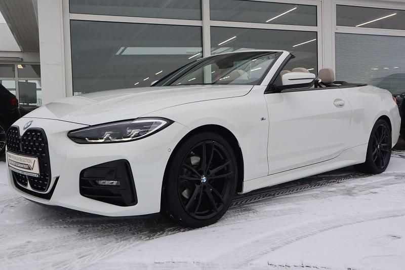 Alpinweiß uni Gebraucht 2021 BMW 420 Shadowline Cabrio | 37.490 € (Fairer Preis) - Bild 1/4