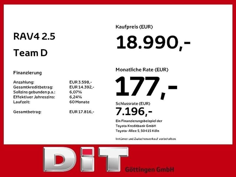 Gebraucht Toyota RAV4 Hybrid Basis 197 PS (144 kW) 2017 Mysticschwarz mica SUV