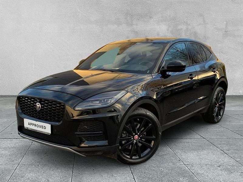 Santorini black Gebraucht 2021 Jaguar E-Pace SE SUV | 26.450 € (Superpreis) - Bild 1/4