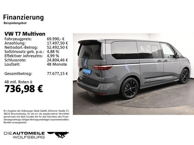 Neu VW Multivan Edition 177 PS (130 kW) 2025 Grau Van