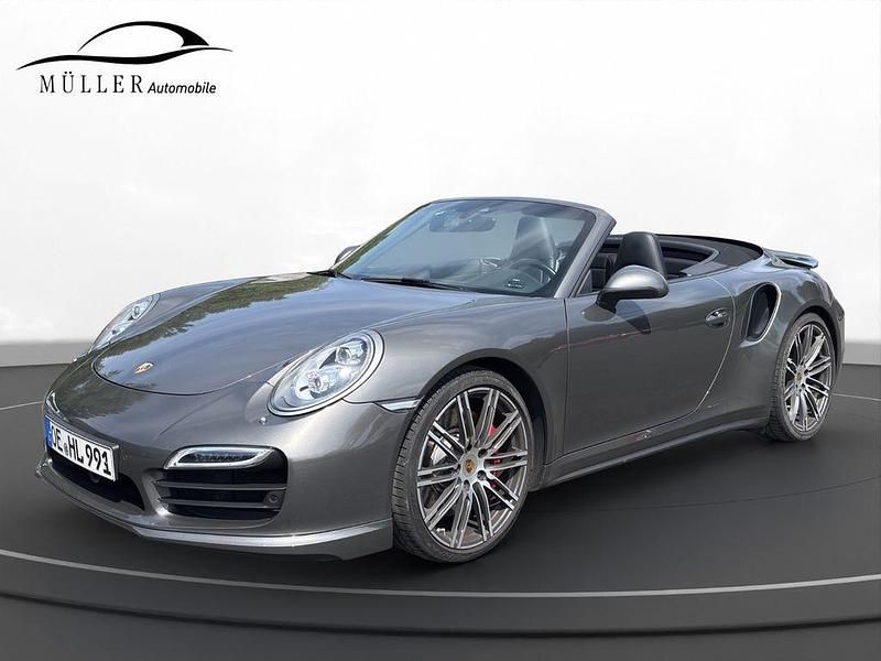 Grau Gebraucht 2015 Porsche 911 Turbo Cabriolet Cabrio | 114.990 € (Fairer Preis) - Bild 1/4