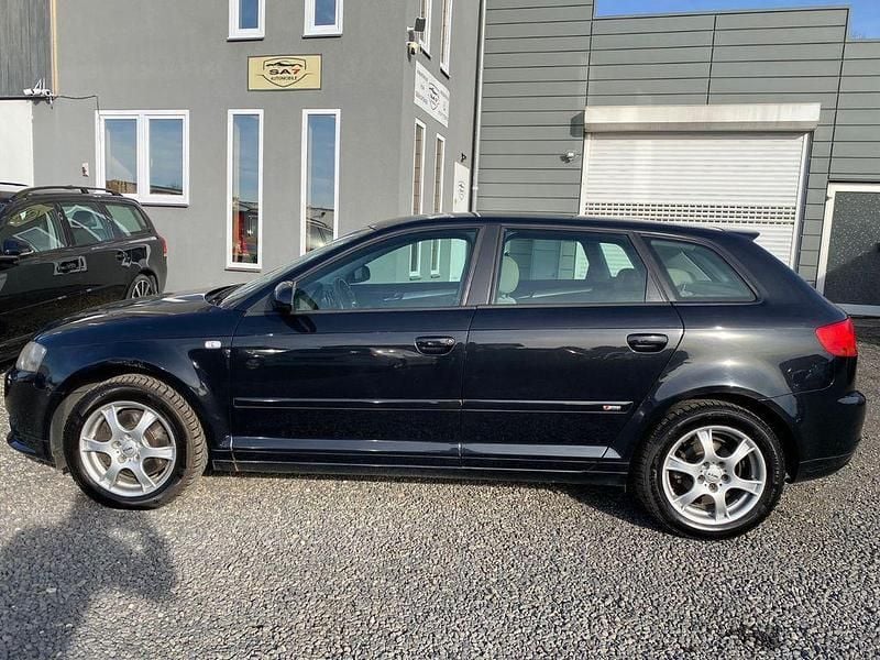 Schwarz Gebraucht 2008 Audi A3 S-Line Limousine | 3.490 € (Guter Preis) - Bild 1/4