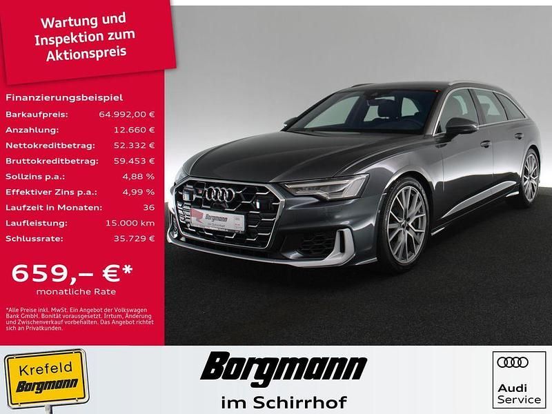 Grau / daytonagrau perleffekt Gebraucht 2024 Audi S6 Ambiente Kombi | 64.992 € - Bild 1/4