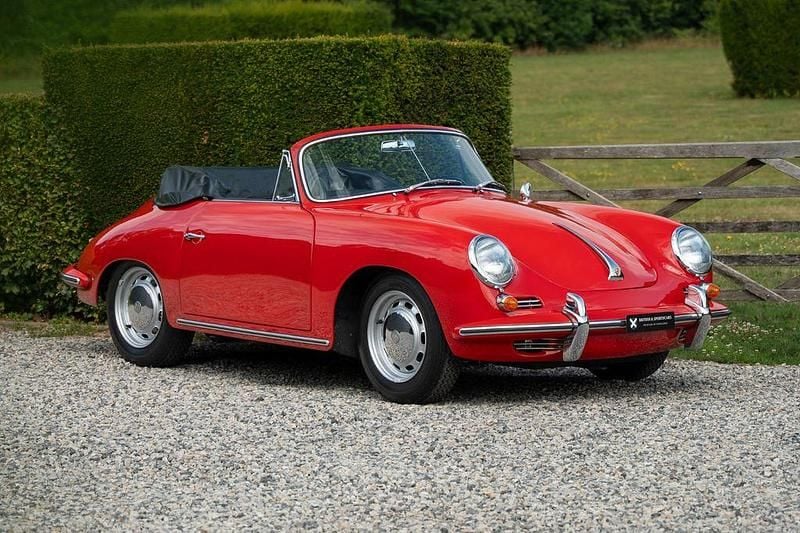 Gebraucht Porsche 356 75 PS (55 kW) 1965 Rot Cabrio
