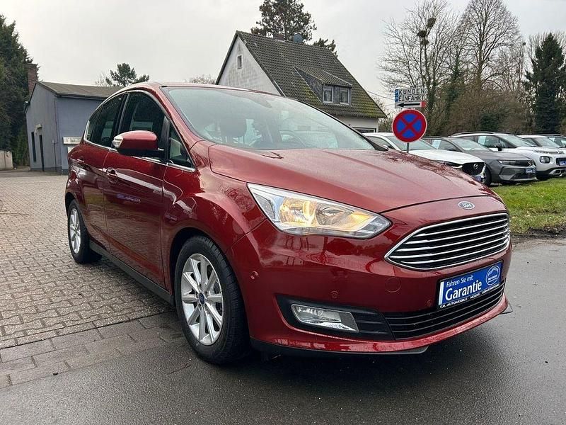 Second-hand Ford C-MAX Titanium 182 CP (133 kW) 2017 Roșu Monovolum