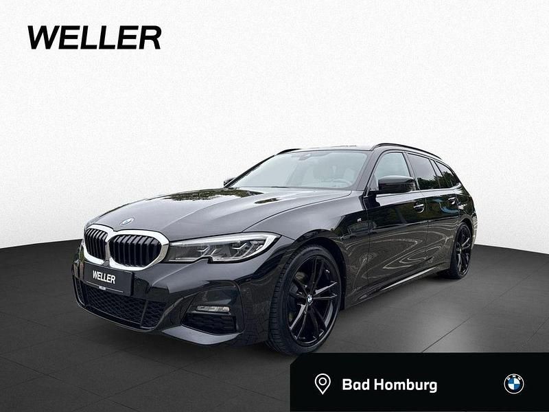 Black sapphire (schwarz) Gebraucht 2022 BMW 320 Shadowline Kombi | 28.990 € (Fairer Preis) - Bild 1/4