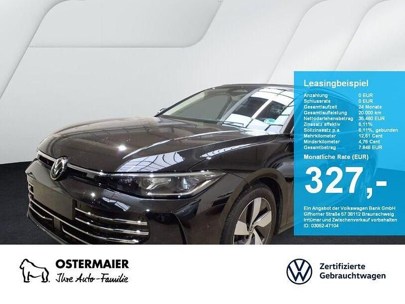 Grenadillschwarz metallic Gebraucht 2025 VW Passat Elegance Kombi | 35.480 € (Guter Preis) - Bild 1/4