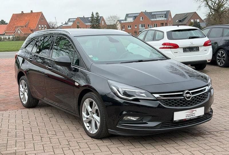 Gebraucht Opel Astra 110 PS (80 kW) 2018 Schwarz Kombi