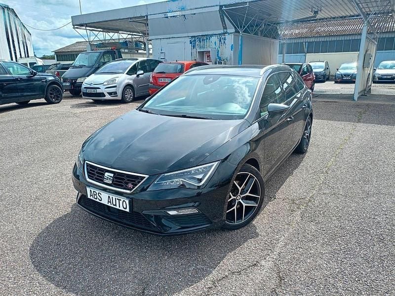 Schwarz Gebraucht 2018 Seat Leon ST FR Kombi | 9.990 € (Guter Preis) - Bild 1/4
