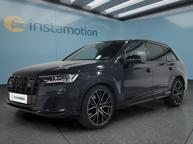 Grün Gebraucht 2023 Audi SQ7 SUV | 81.649 € (Teuer) - Bild 1/4
