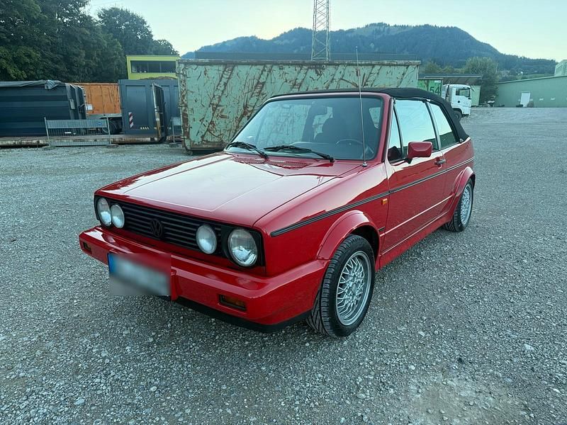 Rot Gebraucht 1992 VW Golf Cabriolet Sportline Cabrio | 17.690 € - Bild 1/4