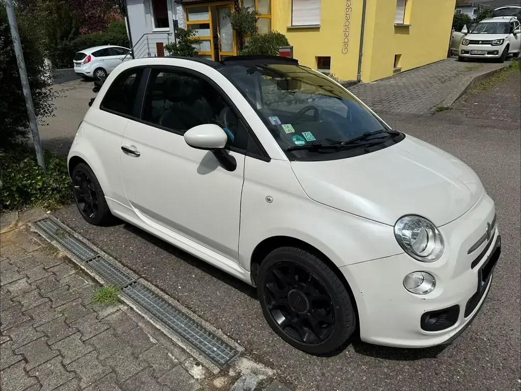 Gebraucht Fiat 500C Lounge 69 PS (50 kW) 2014 Weiß Cabrio