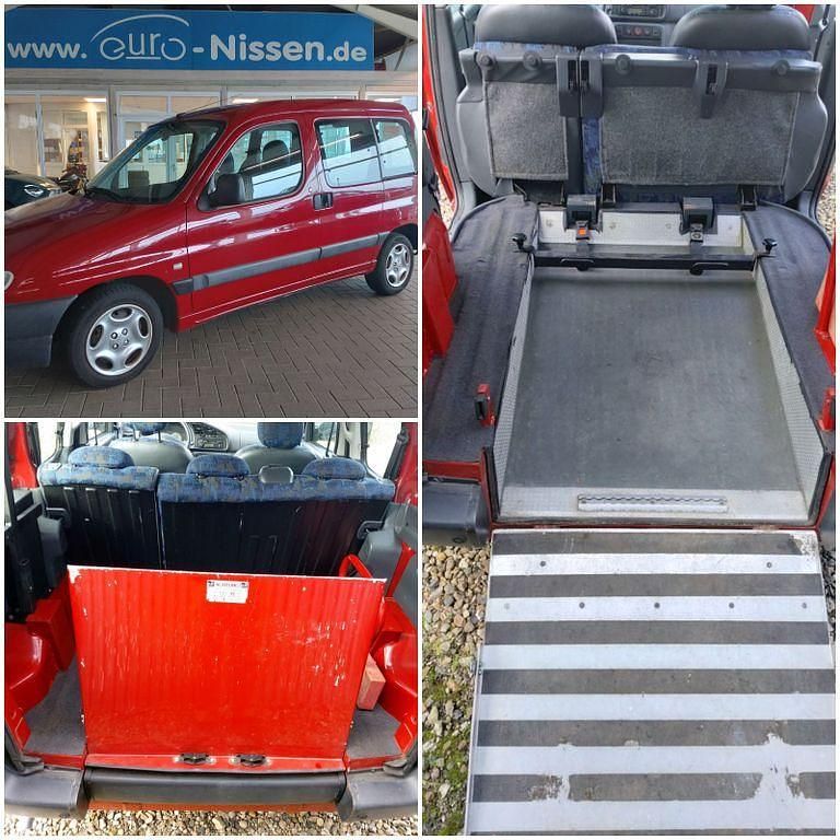 Gebraucht Peugeot Partner 75 PS (55 kW) 2001 Rot Van / Kleinbus