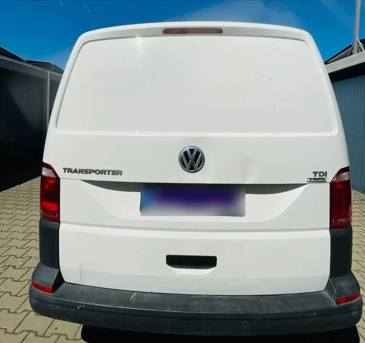 Usata VW Transporter 90 CV (66 kW) 2016 Bianco Furgone