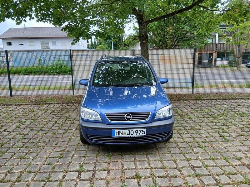 Blau Gebraucht 2003 Opel Zafira Van / Kleinbus | 1.350 € (Fairer Preis) - Bild 1/4
