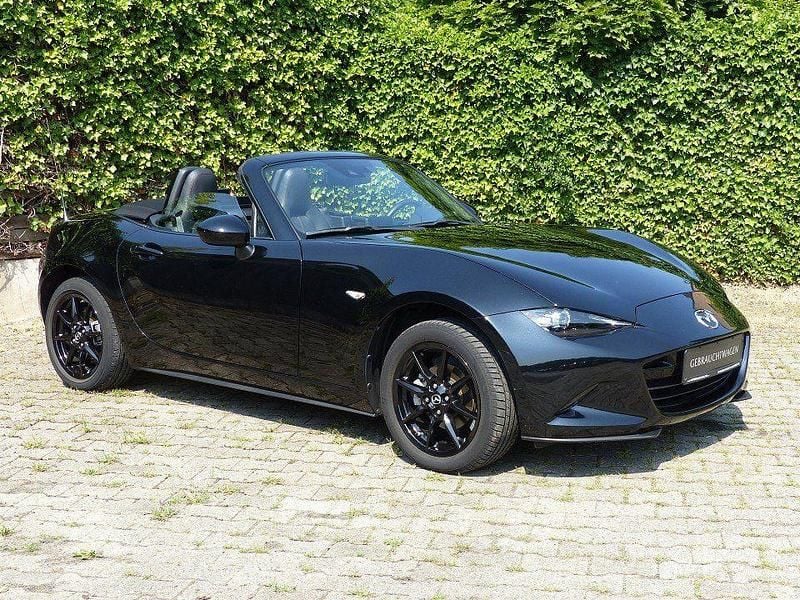 Gebraucht Mazda MX5 Exclusive-Line 132 PS (97 kW) 2018 Onyxschwarz metallic Cabrio