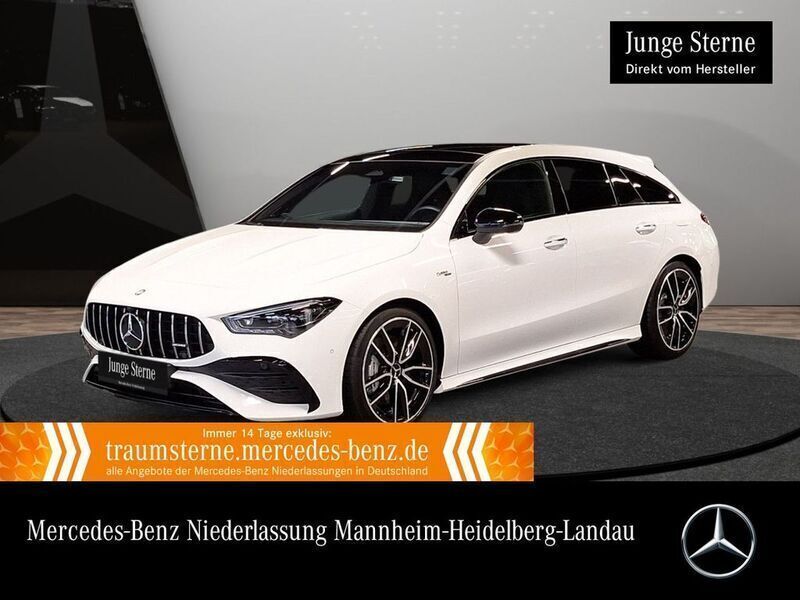 Polarweiß Gebraucht 2024 Mercedes CLA35 AMG AMG Kombi | 47.990 € (Fairer Preis) - Bild 1/3