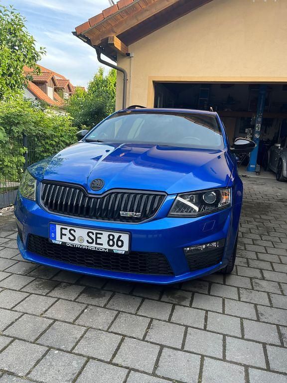 Gebraucht Skoda Octavia RS 220 PS (161 kW) 2014 Blau Kleinwagen