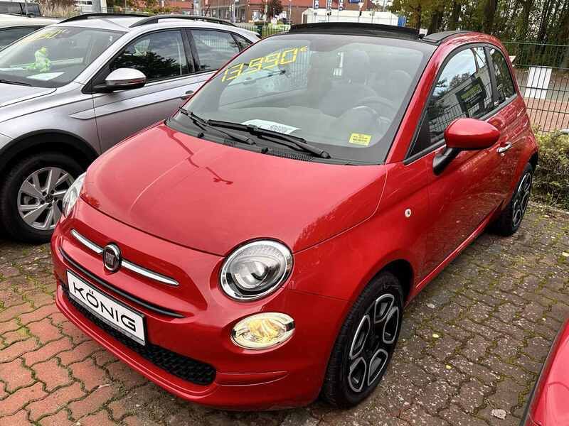 Rot Gebraucht 2023 Fiat 500C Club Cabrio | 13.997 € (Guter Preis) - Bild 1/4