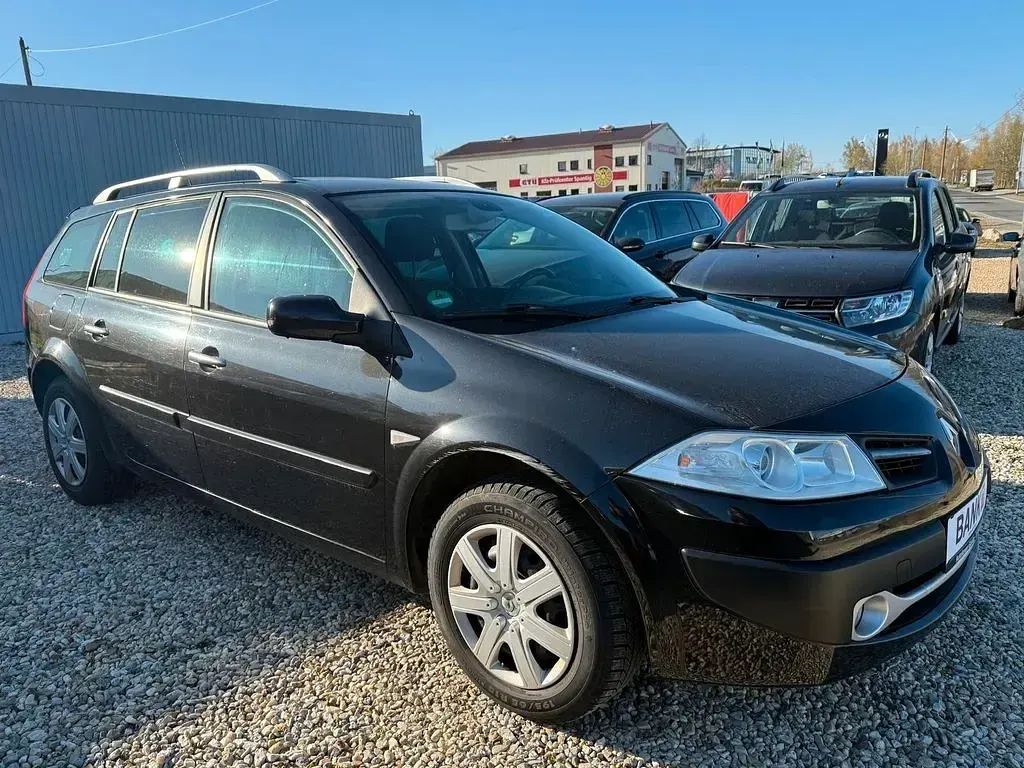 Używany Renault Mégane Authentique 111 KM (81 kW) 2007 Czarny Sedan/Limuzyna