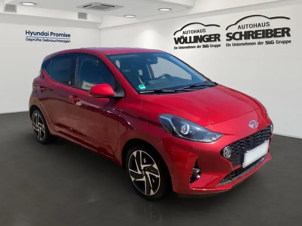 Gebraucht Hyundai i10 Edition 30+ 67 PS (49 kW) 2021 Rot Kleinwagen