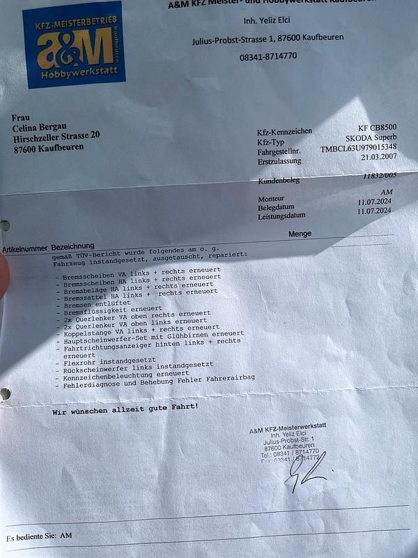 Gebraucht Skoda Superb 2007 Schwarz Limousine