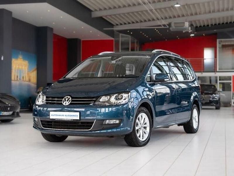 Hudson bay blue metallic Gebraucht 2015 VW Sharan Ocean Van / Kleinbus | 19.980 € (Guter Preis) - Bild 1/4