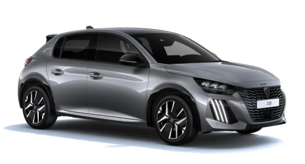 Neu Peugeot 208 GT 136 PS (100 kW) 2026 Artense grau metallic / dach in Kleinwagen