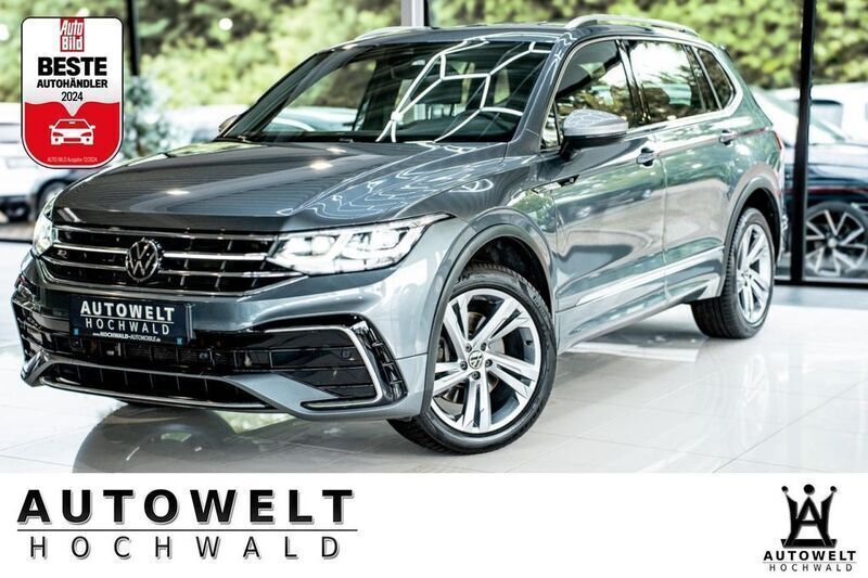 Grau Gebraucht 2022 VW Tiguan Allspace R-line SUV | 32.930 € (Fairer Preis) - Bild 1/4