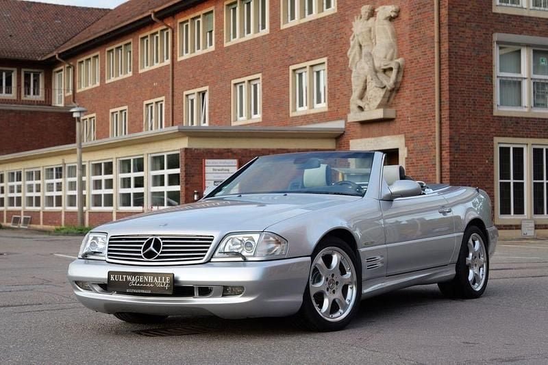 Gebraucht Mercedes SL500 Edition 306 PS (225 kW) 2002 Silber Cabrio