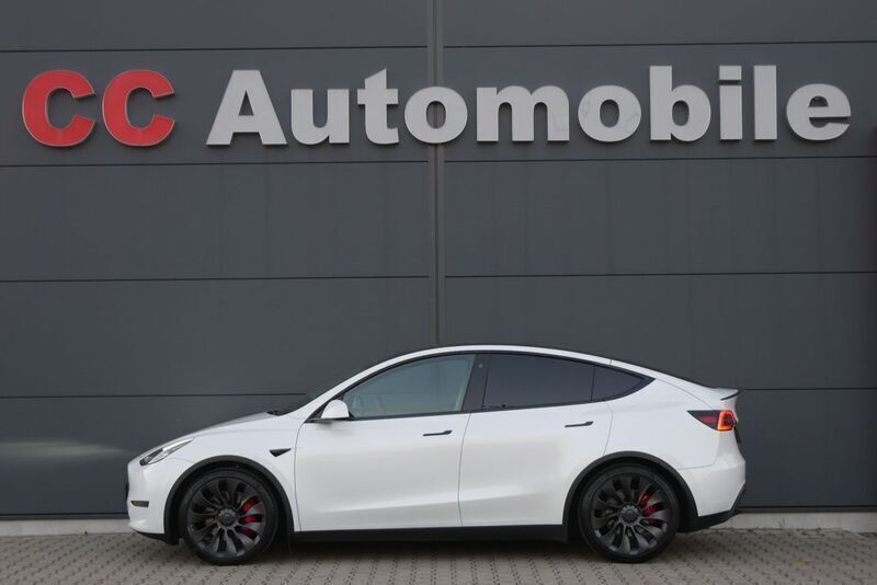 Weiß Gebraucht 2022 Tesla Model Y Long Range SUV | 39.780 € (Fairer Preis) - Bild 1/4