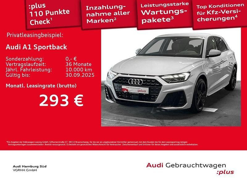 Weiß Gebraucht 2024 Audi A1 Sportback S-Line Kleinwagen | 25.770 € (Fairer Preis) - Bild 1/3