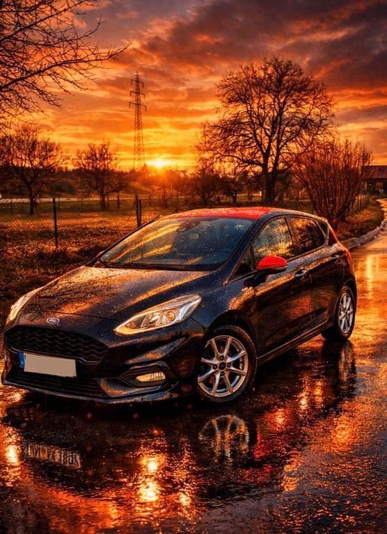 Gebraucht Ford Fiesta ST-Line 125 PS (91 kW) 2018 Schwarz Kleinwagen