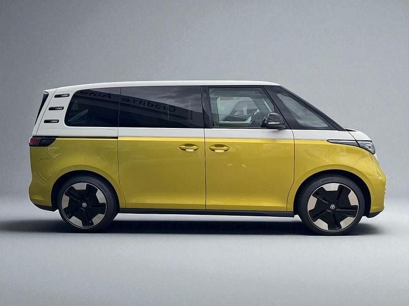 Gebraucht VW ID. Buzz Pro 150 kW (204 PS) 2023 Weiß/limonengelb Van / Kleinbus