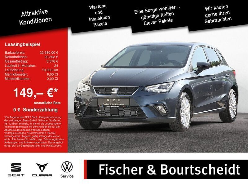 Grau Gebraucht 2024 Seat Ibiza FR Kleinwagen | 22.980 € (Teuer) - Bild 1/4
