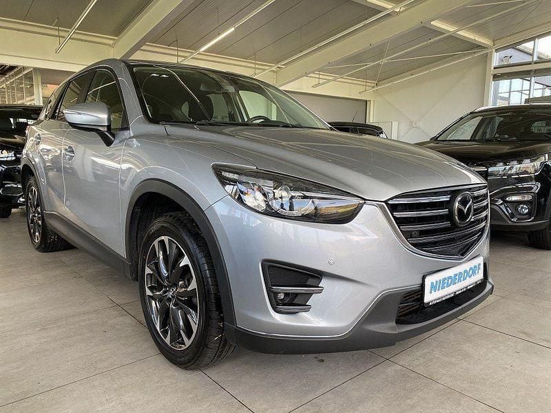 Diamantsilber (metallic) Gebraucht 2016 Mazda CX-5 Sports-Line SUV | 14.700 € (Fairer Preis) - Bild 1/4