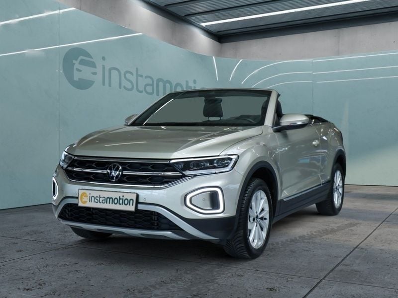 Silber Gebraucht 2023 VW T-Roc Cabriolet Cabrio | 25.830 € (Guter Preis) - Bild 1/4