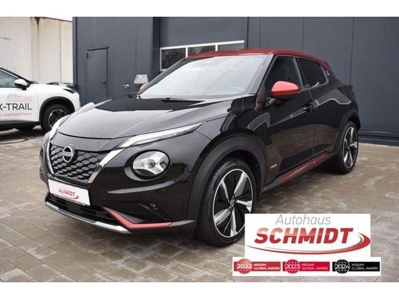 Black/dach fuji sunset red (metallic) Gebraucht 2024 Nissan Juke SUV | 25.400 € (Fairer Preis) - Bild 1/4