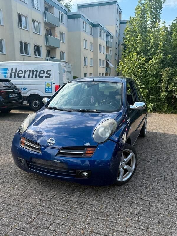 Blau Gebraucht 2003 Nissan Micra Kleinwagen | 600 € (Guter Preis) - Bild 1/4