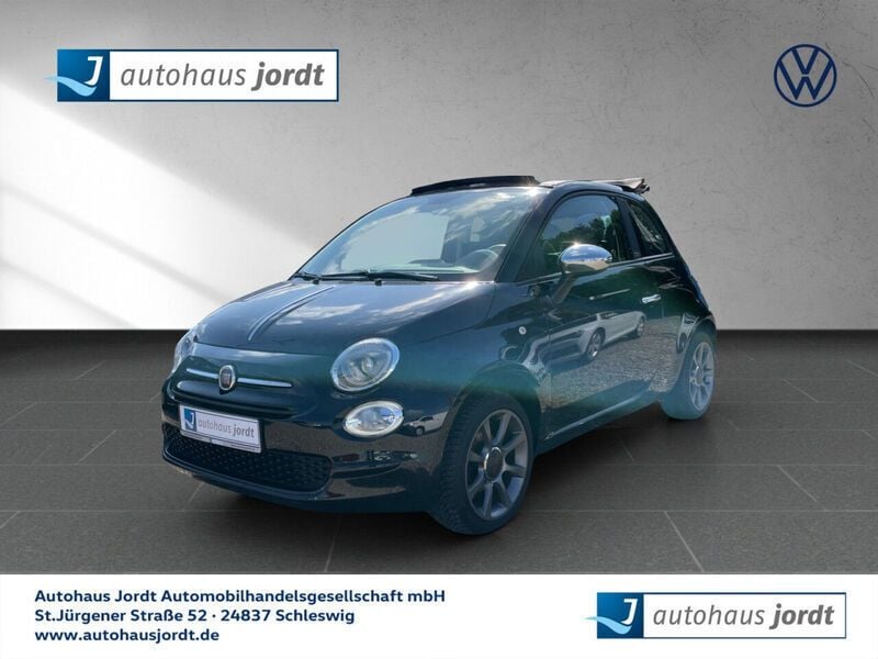 Schwarz Gebraucht 2016 Fiat 500 Pop Star Cabrio | 9.530 € (Fairer Preis) - Bild 1/4