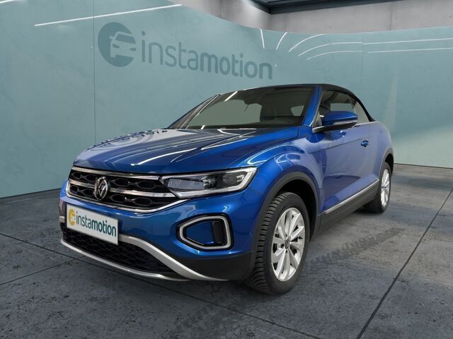 Gebraucht VW T-Roc Cabriolet Style 150 PS (110 kW) 2023 Blau Cabrio