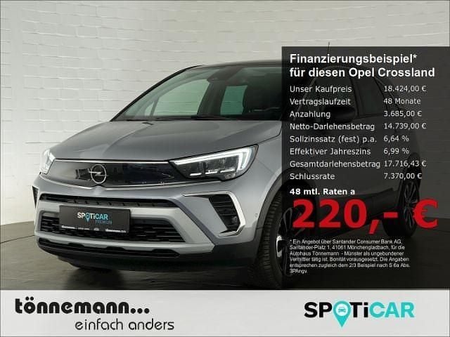 Grau Gebraucht 2022 Opel Crossland Elegance SUV | 18.424 € (Fairer Preis) - Bild 1/4