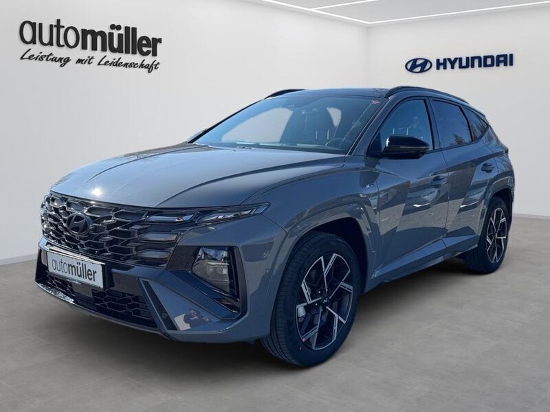Grau Neu 2025 Hyundai Tucson N Line SUV | 46.944 € (Teuer) - Bild 1/4