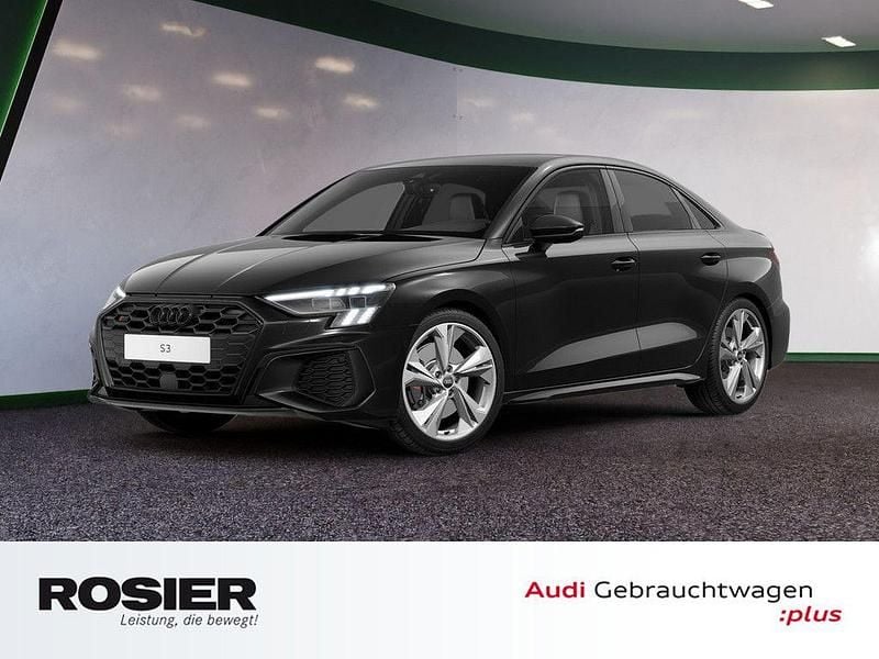 Schwarz / mythosschwarz (metallic) Gebraucht 2024 Audi S3 Sport Limousine | 39.660 € (Guter Preis) - Bild 1/4