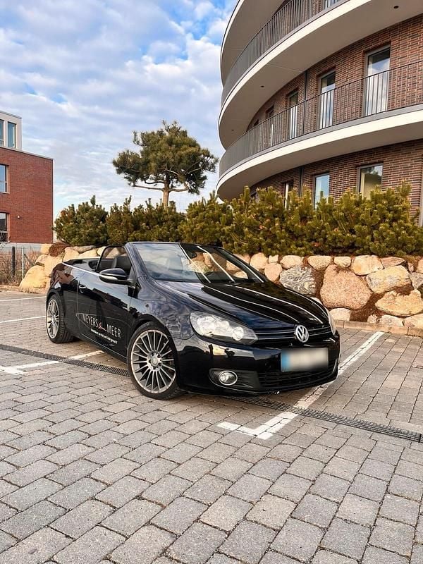 Gebraucht VW Golf Cabriolet 105 PS (77 kW) 2012 Schwarz Cabrio