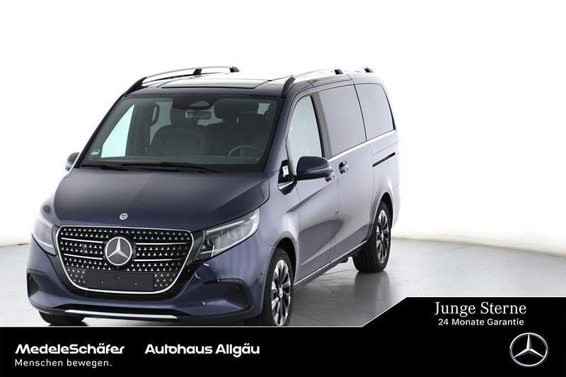Sodalithblau met. Gebraucht 2024 Mercedes V300 Avantgarde Van / Kleinbus | 76.850 € - Bild 1/4