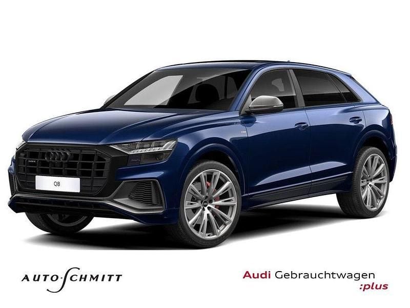 Navarrablau metallic Gebraucht 2022 Audi Q8 Ambiente SUV | 58.880 € (Guter Preis) - Bild 1/4