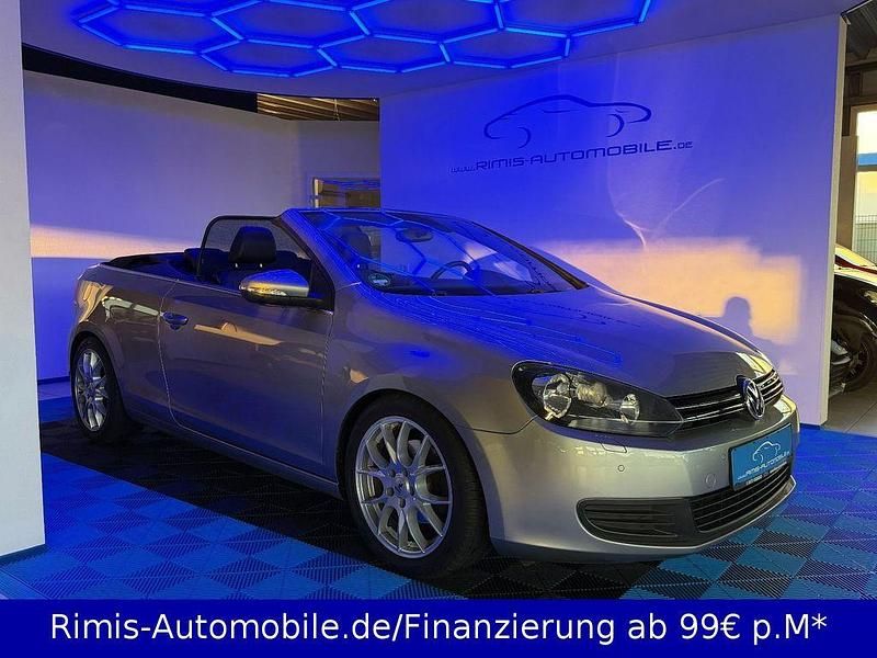 Silber Gebraucht 2012 VW Golf Cabriolet Highline Cabrio | 9.599 € (Fairer Preis) - Bild 1/4