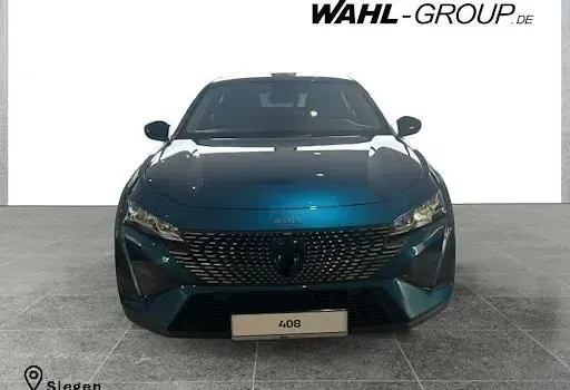 Neu Peugeot 408 Allure 136 PS (100 kW) 2025 Blau SUV